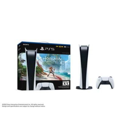 Sony PS5 PlayStation 5 Digital Edition with Horizon Forbidden