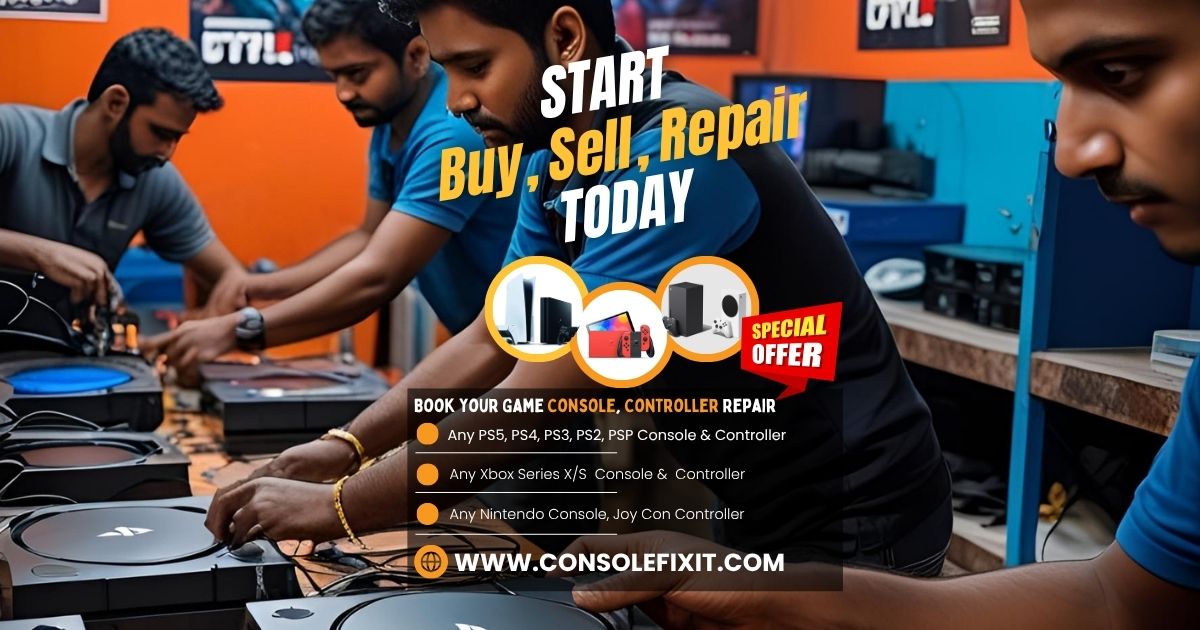 Game Console Service Center in Bangalore | ConsoleFixit – India’s #1 Gaming Console Repair Hub